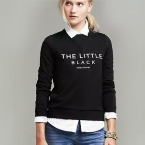 Banana Republic “Little Black Sweatshirt”, Size Small